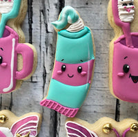 Toothpaste Cookie Cutter or Fondant Cutter (Skinny)