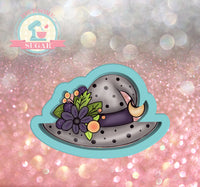 Sugar Ranch Floral Witch Hat Cookie Cutter or Fondant Cutter