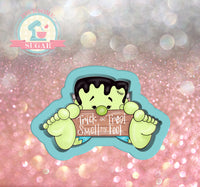 Sugar Ranch Frankenstein's Monster Plaque Cookie Cutter or Fondant Cutter