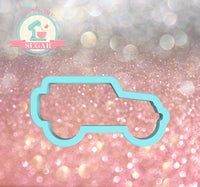 Lifted 4 Door SUV Cookie Cutter or Fondant Cutter