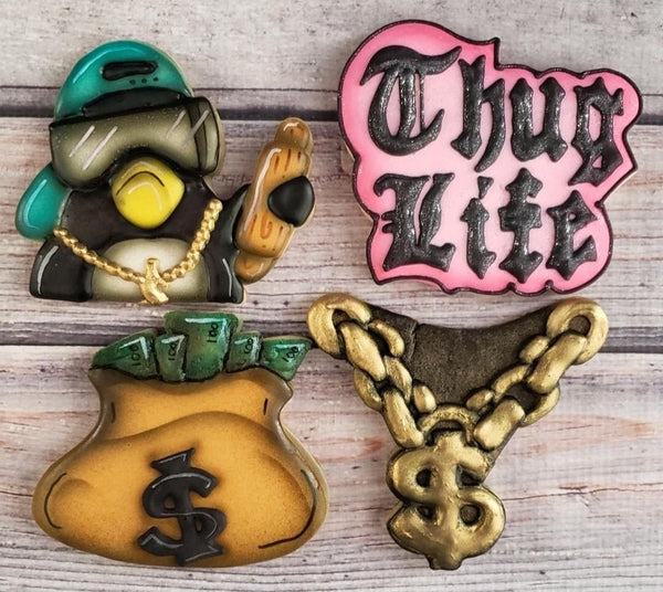 Full Set (READY TO SHIP) Thug Life Cookie Cutters or Fondant Cutters