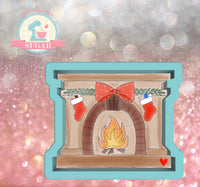 Frosted Cookiery/ Space City Sweets Fireplace Cookie Cutter/Fondant Cutter or STL Download