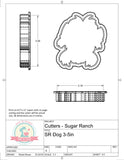 Sugar Ranch Dog Cookie Cutter or Fondant Cutter