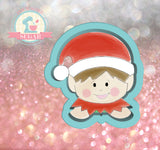 Miss Doughmestic Boy Elf Duo Cookie Cutter/Fondant Cutter or STL Download