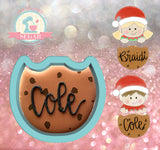 Miss Doughmestic Elf Duo Cookie Cookie Cutter/Fondant Cutter or STL Download