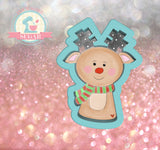 Frosted Cookiery Reindeer Cookie Cutter/Fondant Cutter or STL Download