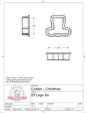 Elf Legs Cookie Cutter or Fondant Cutter (The Happy Optimist Co)