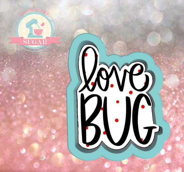 Frosted Cookiery Love Bug Plaque Cookie Cutter/Fondant Cutter or STL Download