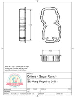 Sugar Ranch MP Cookie Cutter or Fondant Cutter