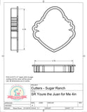 Sugar Ranch You're the Juan For Me Cookie Cutter/Fondant Cutter or STL Download